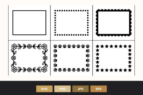 Download Black and White Decorative Border Frames - Frames Collection