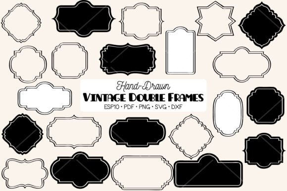 Download Vintage Frames Double | Border | Labels - Frames Collection